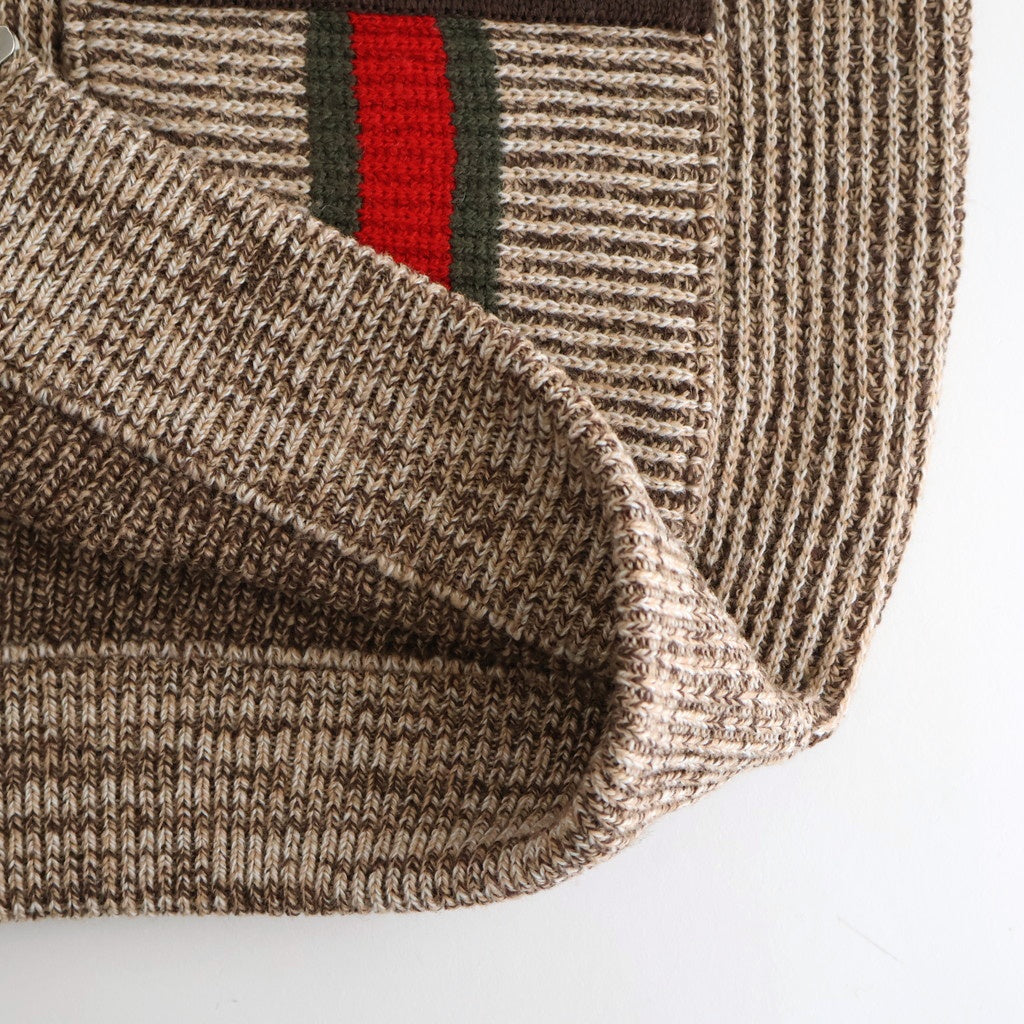 DRIVERS YARDIE KNIT #BROWN [DNA25K02]