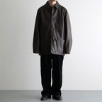 Steer Leather Coverall #DarkBrown [BHS25F002F26]
