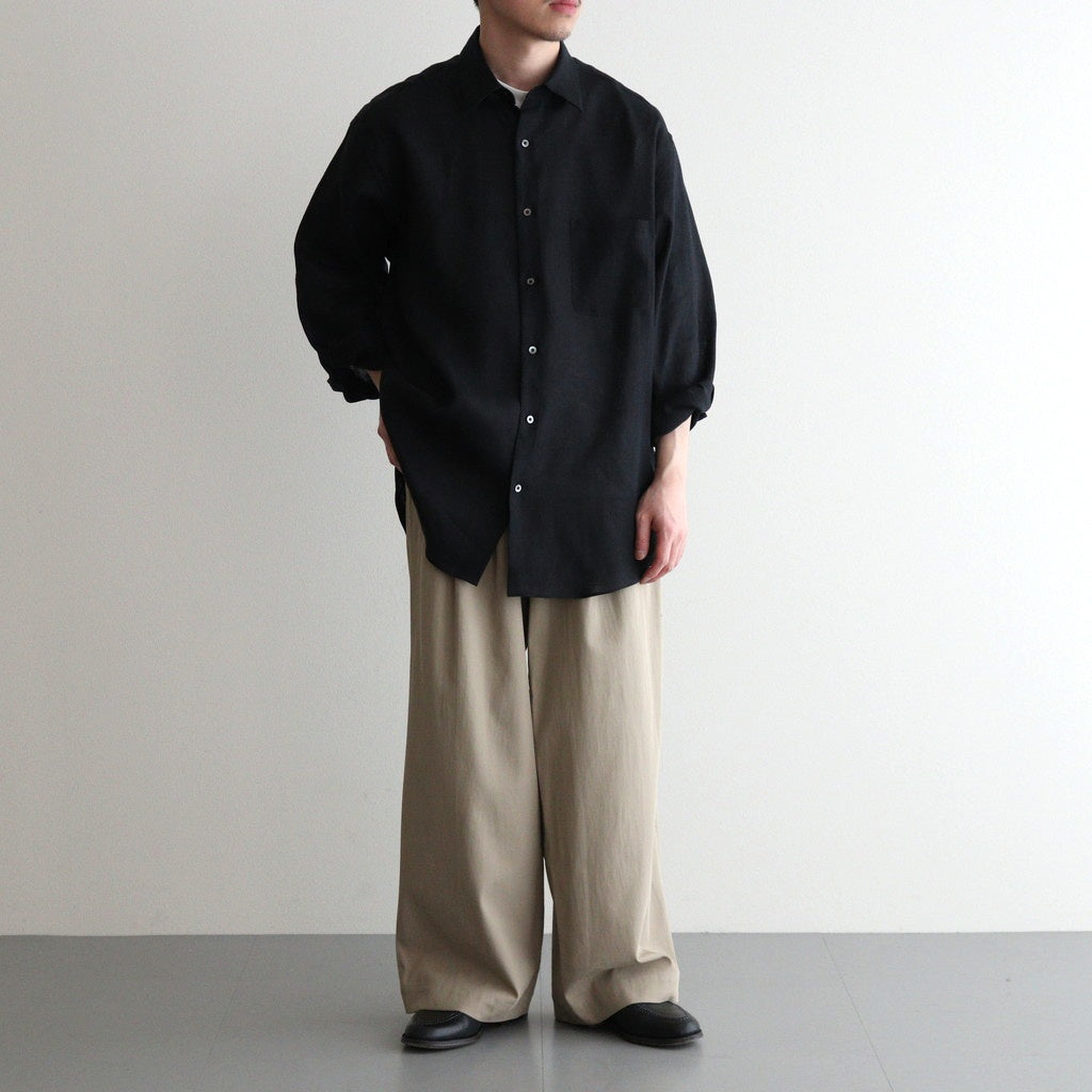COMFORT FIT SHIRT #BLACK [A25A16SH01C]