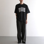 BRITPOP Print Tee WIDE #InkBlack×Ivory-PT [bROOTS25S34A]