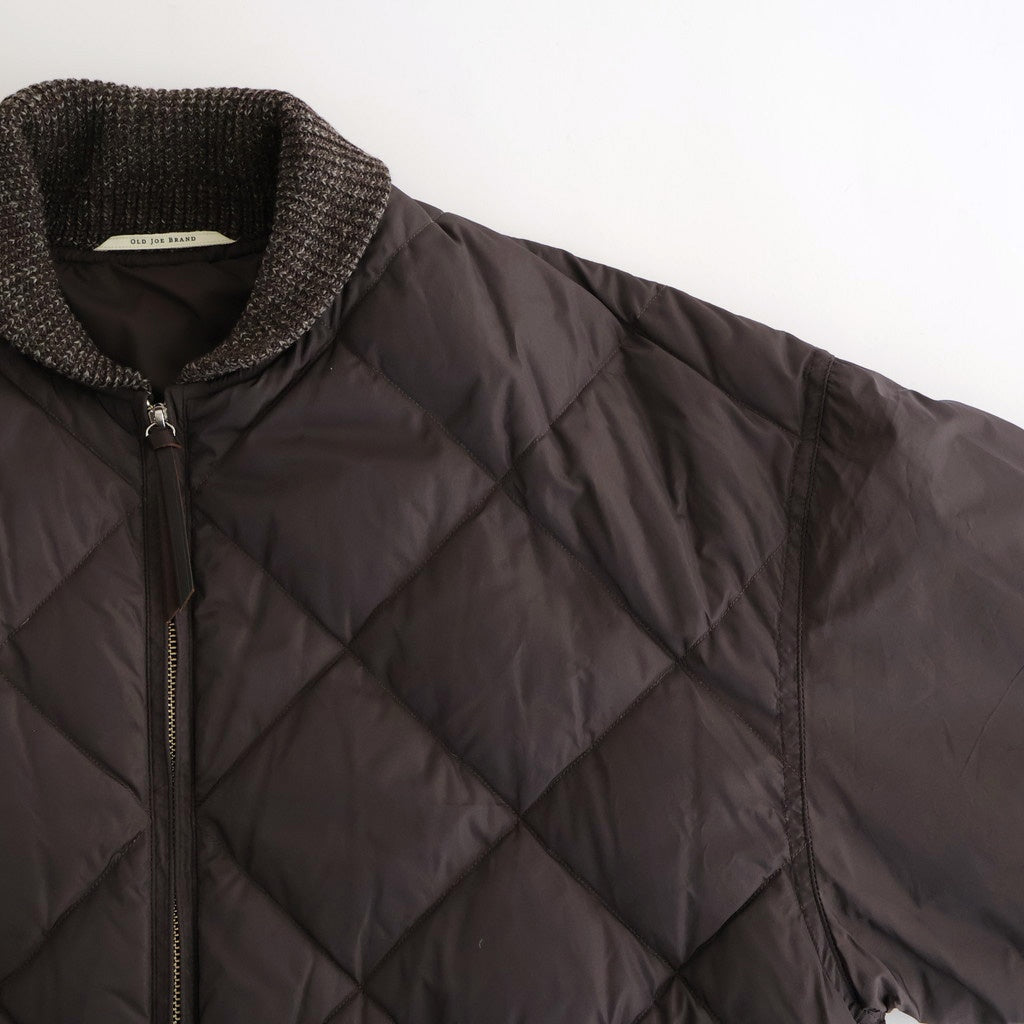 HIGH-COUNT SILK MITTEN PUFF JACKET #WHISKY [252OJ-JK13]