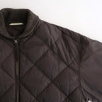 HIGH-COUNT SILK MITTEN PUFF JACKET #WHISKY [252OJ-JK13]