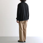 REGULAR FIT STRAIGHT TROUSERS #BEIGE [M26C06PT02C]