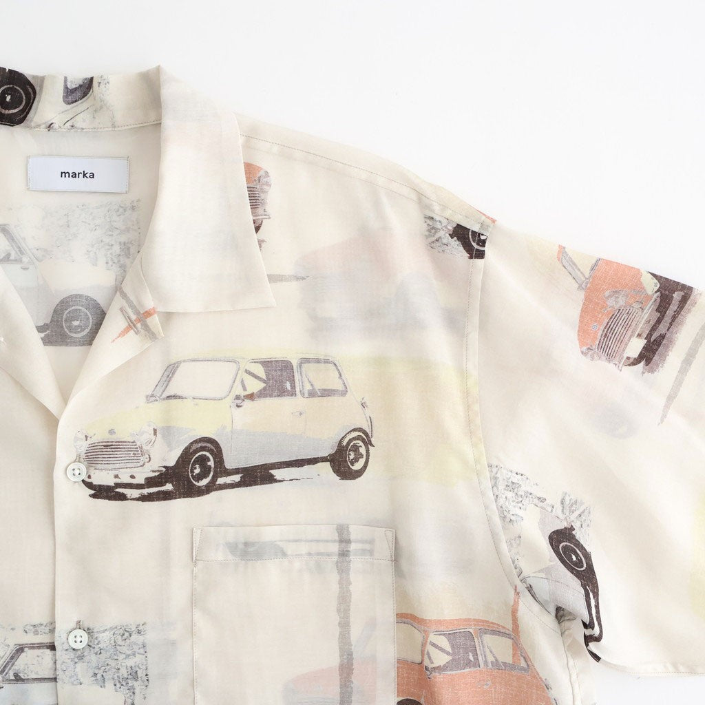 OPEN COLLAR S/S SHIRT #GRAIGE MINI [M26B07SH03B]
