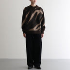 BIAS ZEBRA PATTERN JUMPER #NATURAL BEIGE MIX [A24C20SW02C]