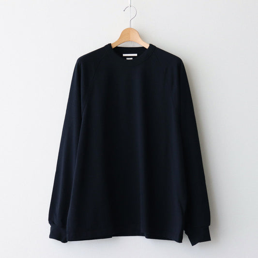 Co/Silk Nep Raglan Tee #BlackNavy [BHS24F037]