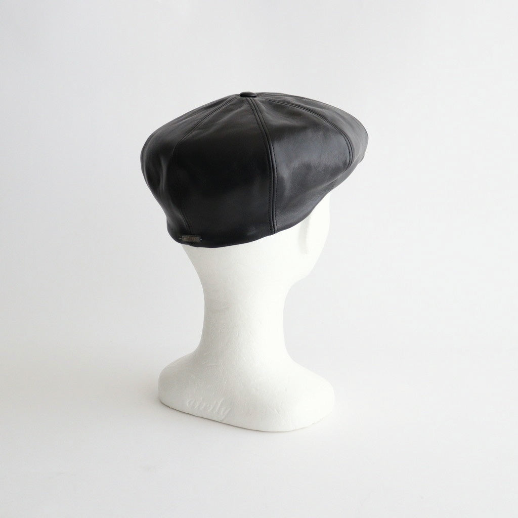 HORSEHIDE CASQUETTE - OLDBOY #BLACK [V01005]