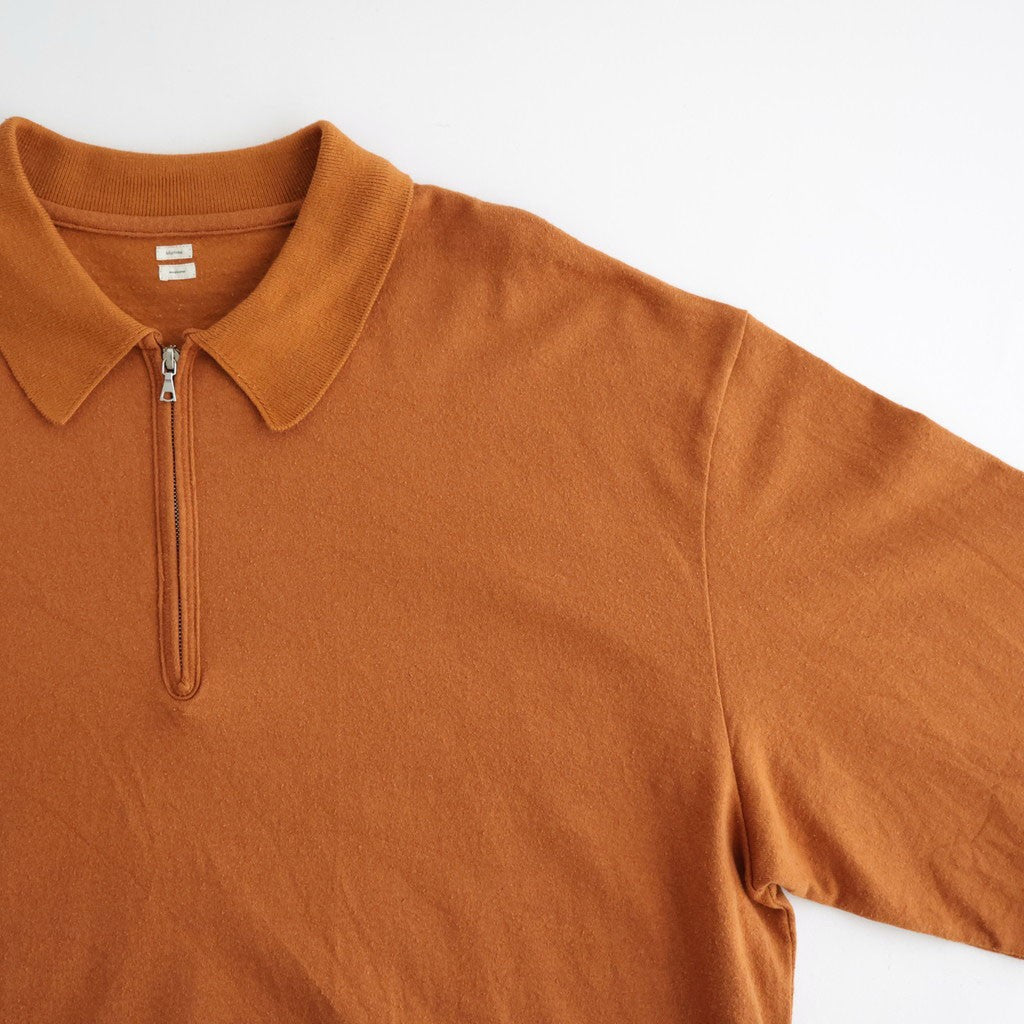 Co/Silk Nep Harf-zip P/O #DustyOrange [BHS25S037F26]