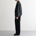 Pe/Silk Fleece Bomber Jacket #HeatherBlack [BHS25F019]