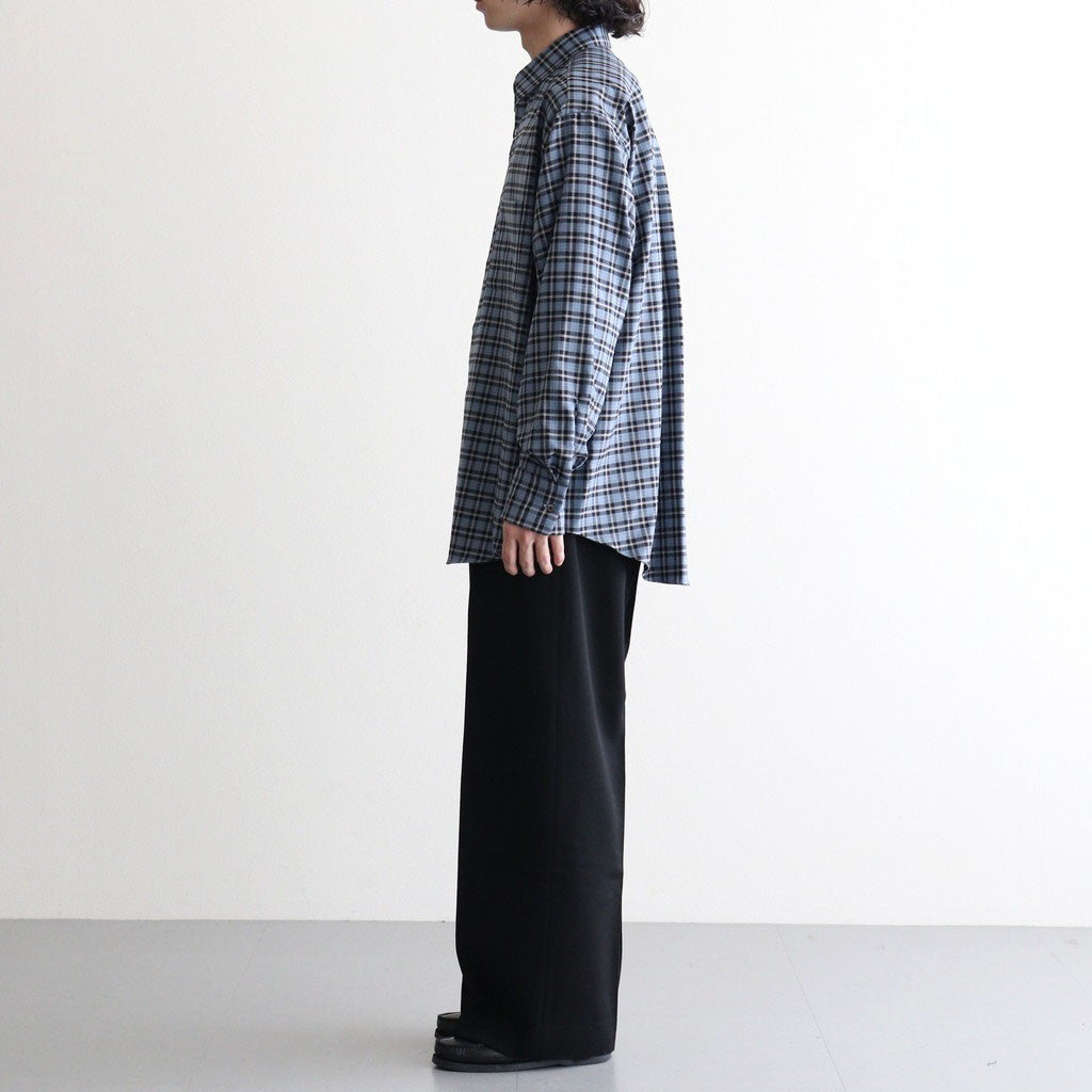 COMFORT FIT SHIRT #BLUE CHECK [A26C17SH02C]