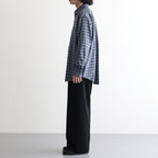 COMFORT FIT SHIRT #BLUE CHECK [A26C17SH02C]