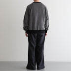 RAGLAN CREW NECK #BLACK×IVORY [M25C15CS02C]