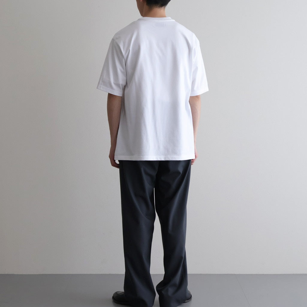 DOUBLE PLEATED EASY TROUSERS #CHARCOAL [A26A15PT02C]