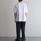 DOUBLE PLEATED EASY TROUSERS #CHARCOAL [A26A15PT02C]