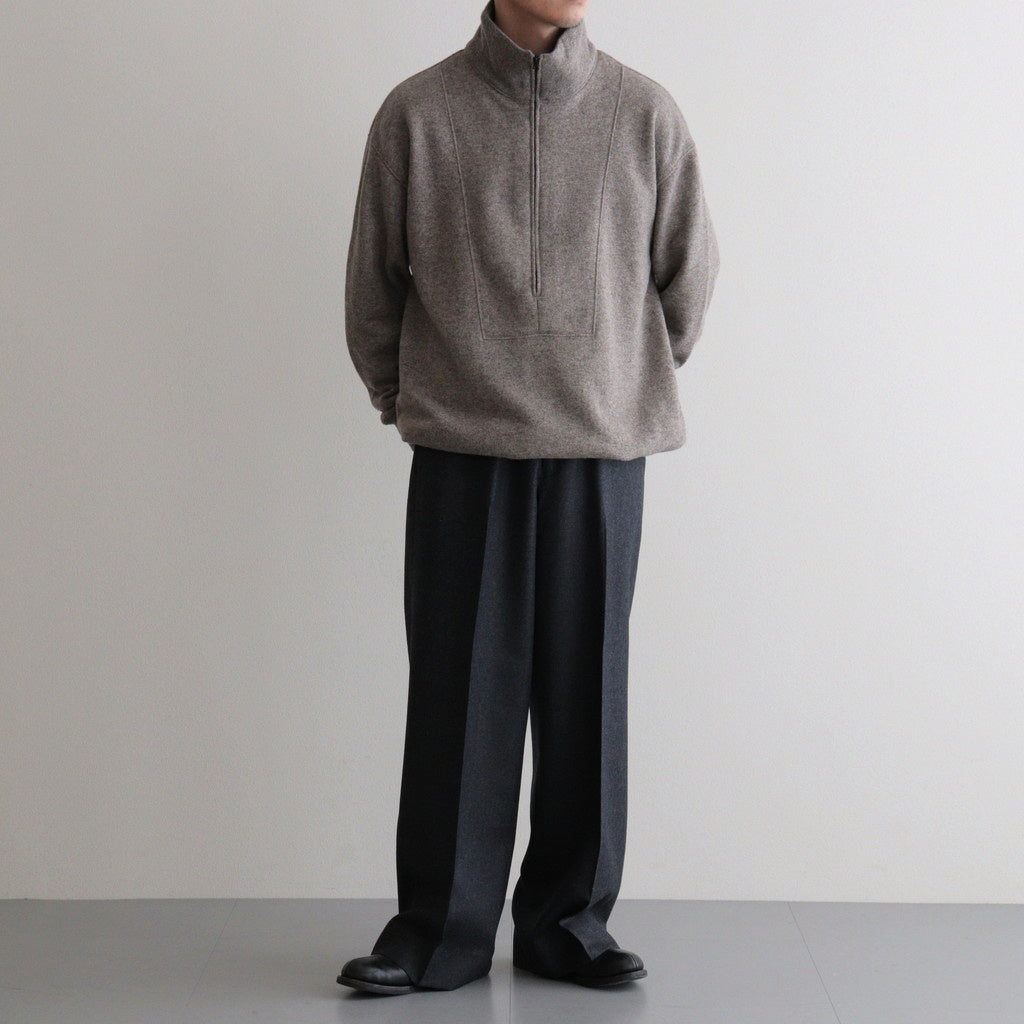 Yak Half Zip Sweat Shirt #Beige [NEP-AW2533M]