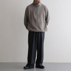 Yak Half Zip Sweat Shirt #Beige [NEP-AW2533M]