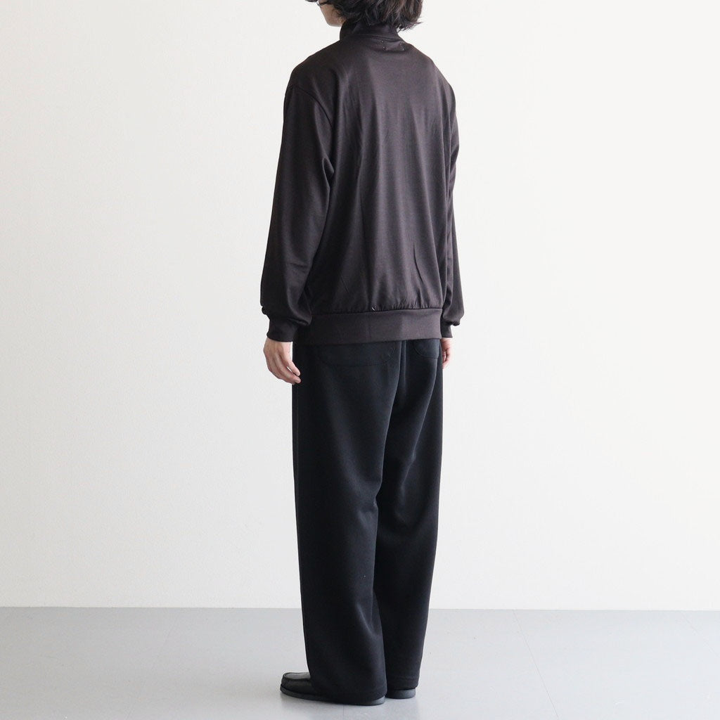 HALF-ZIP STAND #DARK BROWN [M26C15CS02C]