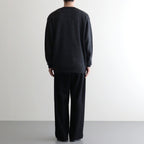 BABY ALPACA KURUMI TENJIKU V CARDIGAN #CHARCOAL [BN-25FM-059]