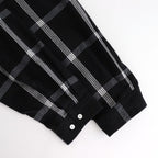 Flannel PALAKA Check Shirt #Black [S25FG016]