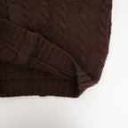 CABLE PATTERN GRANDPA CARDY #PORT [262OJ-KN01]
