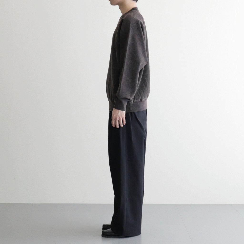 JUMBERCA URAKE FADE COLOR CREW NECK #FADE BROWN [BN-26SM-011]