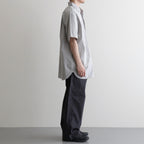 Regular Collar Wind S/S Shirt #Gray [S26SG088]