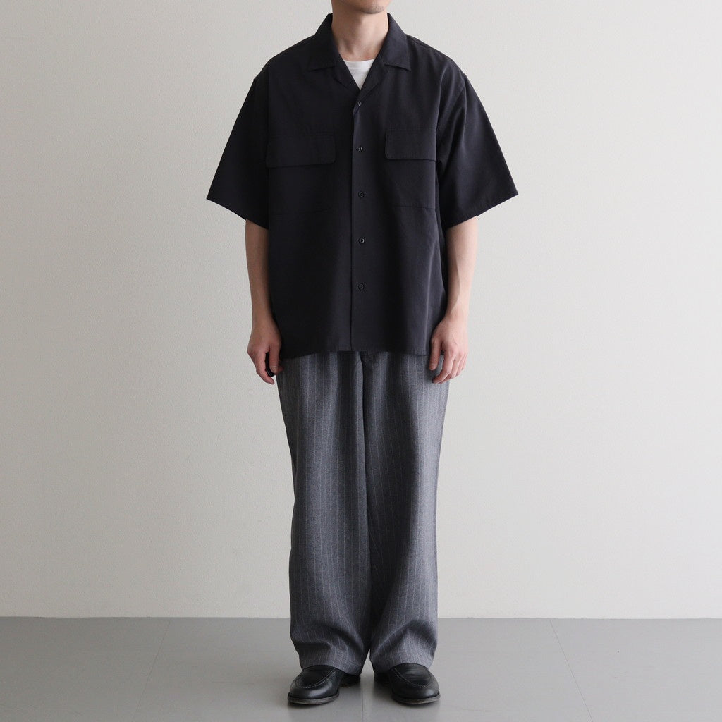 ORGANIC COTTON WASHER SATIN OPEN/C SH #NAVY [16551 50343]