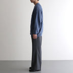 Wool Tuckless Waide Trousers #MIX GRAY [NEP-SS2502M]