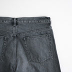 USED-FINISHED 13.5oz STRAIGHT DENIM #020 CHARCOAL [17062 40027]