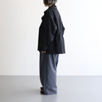 HIGH COUNT DOUBLE TWILL POLYESTER BZ #010 BLACK [16852 25022]