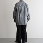 TWO TUCK MILITARY TROUSERS #BLACK [M25C07PT01C]