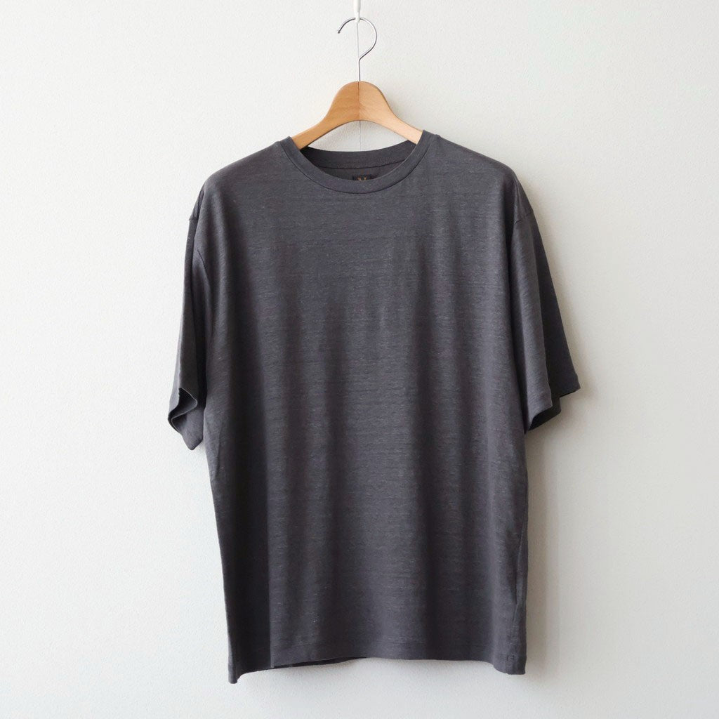NORMANDY LINEN T-SHIRT #GRAY [BN-26SM-071]