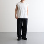 Cotton Jersey Sleeveless Tee #Ivory [N25SH059]