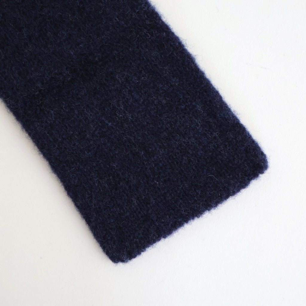 Rambling Brushed Wool Scarf #Dark Green Multi [6053-2701]