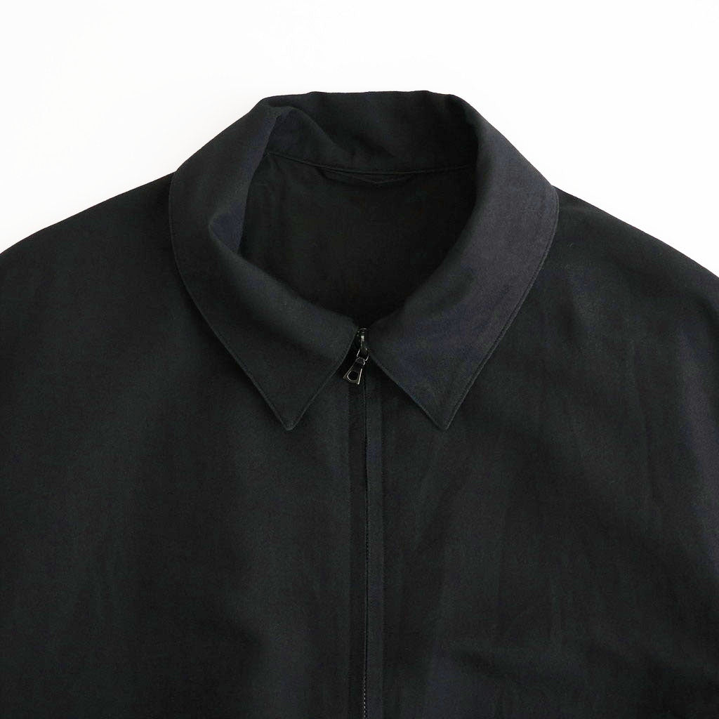 Washed Wool Silk Sports Jacket #Black [BHS26F020]