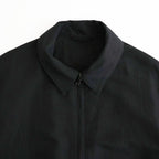 Washed Wool Silk Sports Jacket #Black [BHS26F020]