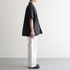 BACK GATHERING SS SHIRT #CHARCOAL [PMAT-SS04]