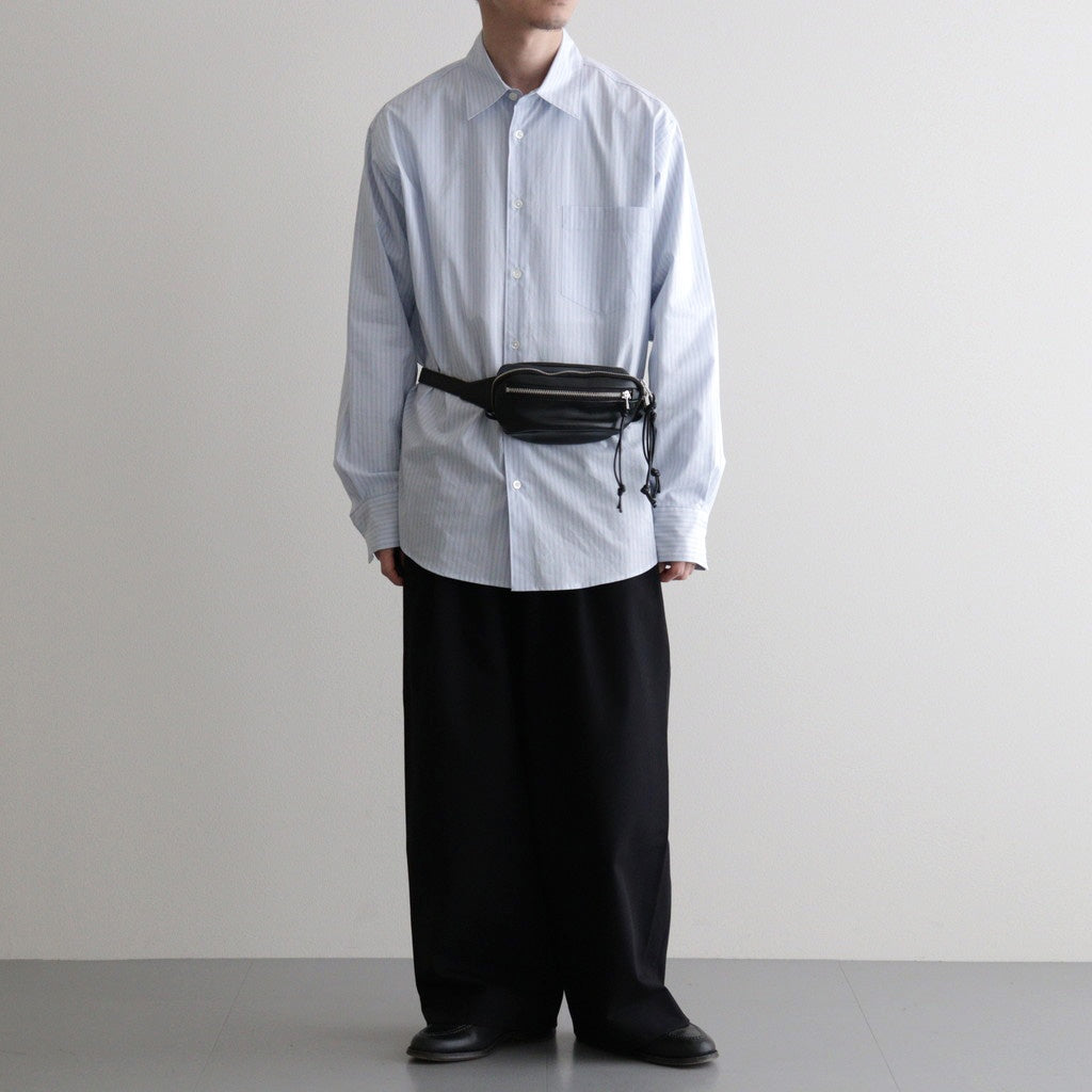 BELT WAIST BAG #BLACK [BG-44-C-COW-5]