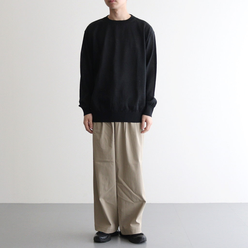 CHOMA CREW NECK #BLACK [BN-25SM-058]