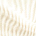 HEAVY WAFFLE TOP #IVORY [PMAU-CL01]