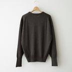 BABY WOOL V NECK #BROWN [BN-26FM-041]