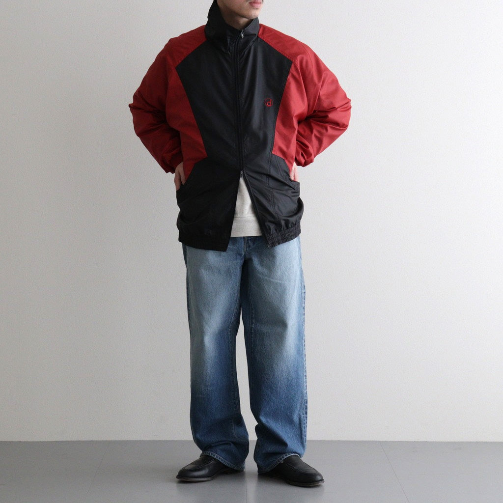 PANEL COLOR TRACK JACKET #RED/BLK [DNS26B02]