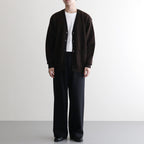 BABY ALPACA KURUMI TENJIKU V CARDIGAN #BROWN [BN-25FM-059]