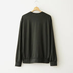 CREW NECK L/S TEE #DARK OLIVE [M26C15CS03C]