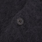 PURE MOHAIR SHAGGY POLO #CHARCOAL BLUE [BN-25FL-053]
