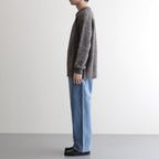 British Wool Crew Neck Knit Made by macalastair #Light Graphite×Gritstone [6033-1302]