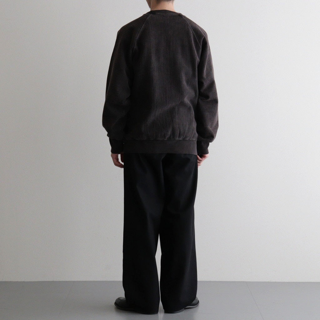 JUMBERCA URAKE FADE COLOR CREW NECK #FADE BROWN [BN-26SM-011]