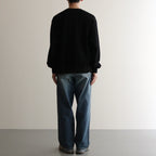 Soft&Hard Sweat Crew-Neck P/O #Black [bROOTS24F21]