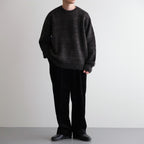 Baby Alpaca Knit P/O #MelangeDarkBrown [BHS25F013]