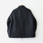 WAXED CLOTH FIELD COACH JACKET #INK BLACK [PMAW-OT04]
